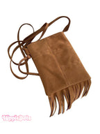 Women's Ethnic Style Small Crossbody Tassel Bag