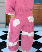 Casual Chic Patchwork Joggers