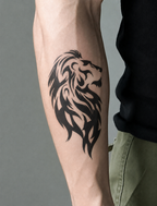 Roaring Lion Semi-Permanent Tattoo