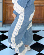 Casual Chic Patchwork Joggers