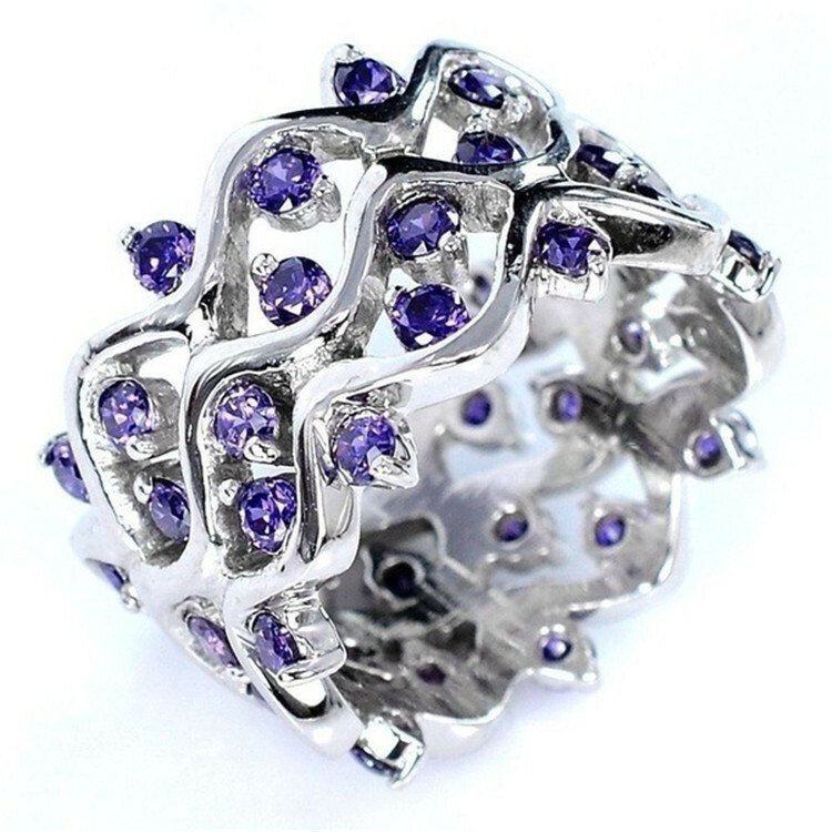 🔥 Last Day Promotion 70% OFF🔥Meditation Amethyst Silver Ring✨