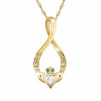 "Infinite" Irish Emerald Island Necklace