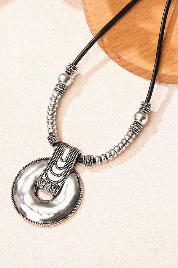 Vintage Boho Circle Necklace