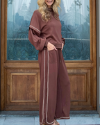 Casual Comfort Striped Trim Set