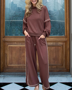 Casual Comfort Striped Trim Set