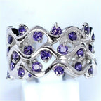 🔥 Last Day Promotion 70% OFF🔥Meditation Amethyst Silver Ring✨