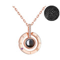 100 Languages i Love You Memory Necklace