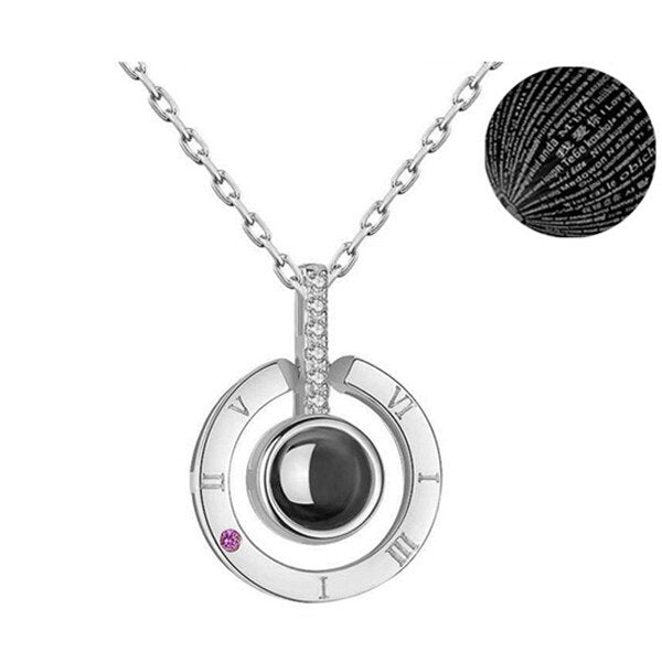 100 Languages i Love You Memory Necklace