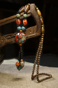 Vintage Beaded Ceramic Necklace