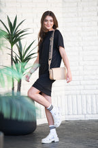 Brigitte Brianna Hooded Sweatshirt Dress