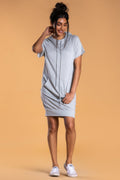 Brigitte Brianna Hooded Sweatshirt Dress