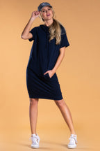 Brigitte Brianna Hooded Sweatshirt Dress