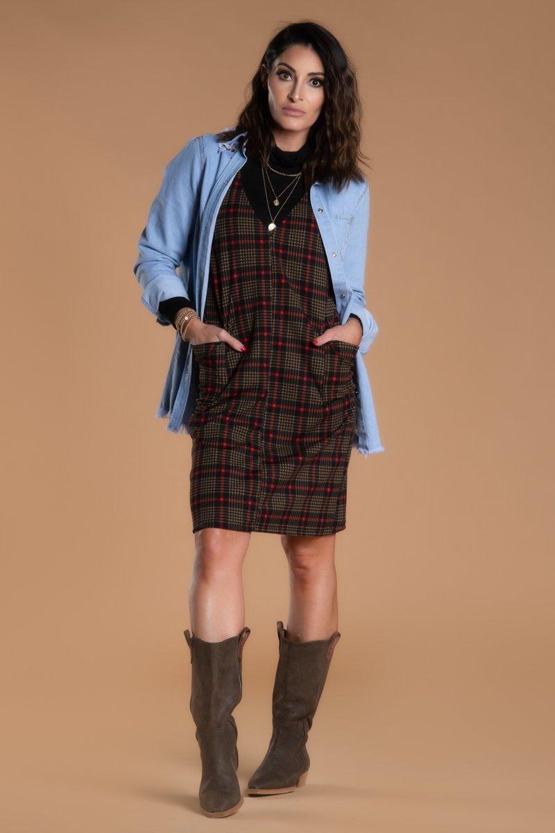 Brigitte Brianna Overall Dress