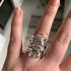 Sterling Silver Wrap Statement Ring
