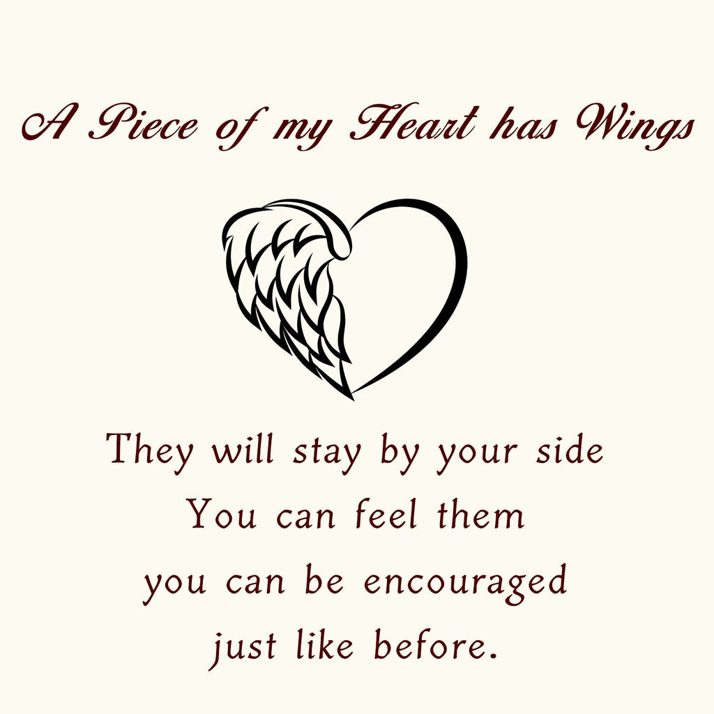 🔥Last Day Promotion 70% OFF"A Piece of my Heart has Wings"Pendant Necklace