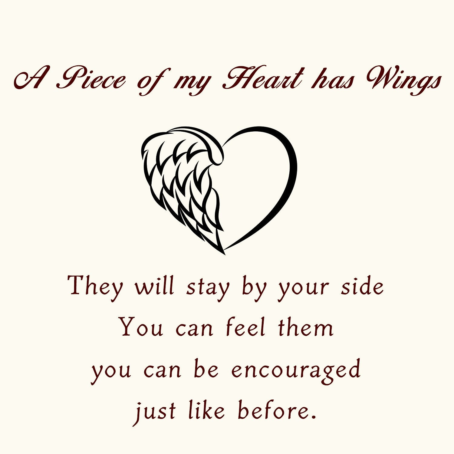 🔥Last Day Promotion 70% OFF"A Piece of my Heart has Wings"Pendant Necklace