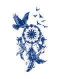 Eagle & Dreamcatcher-Inspired Semi-Permanent Tattoo