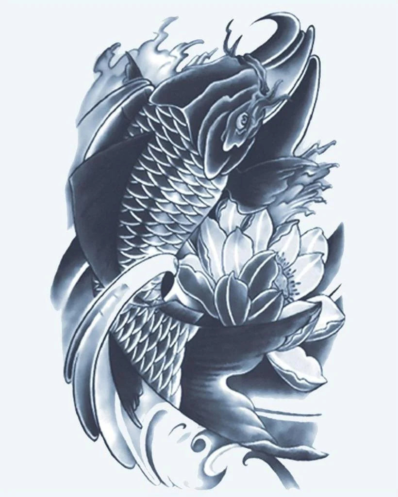 Koi Fish & Lotus