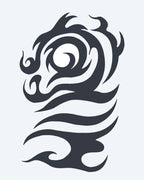 Tribal Dragon Head