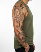 Greek God, Dove & Rose