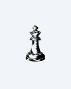Engraved Chess King