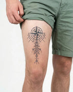 Geometric Compass Rose