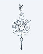 Nautical Compass Arrow