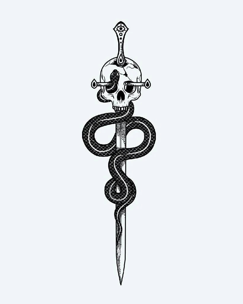 Serpent & Skull Dagger