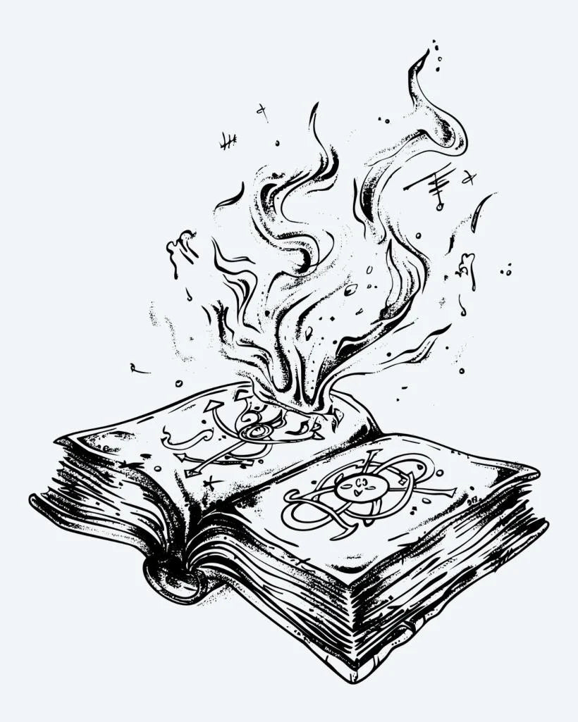 Burning Spell Book