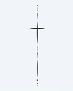Minimalist Cross & Dots