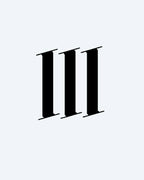 Bold Roman Numeral