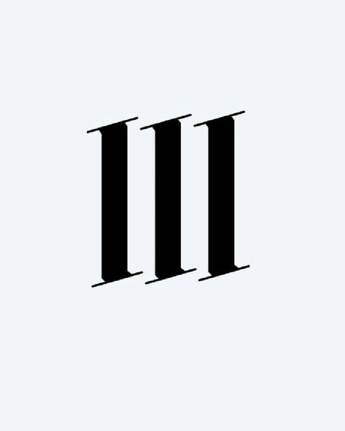 Bold Roman Numeral