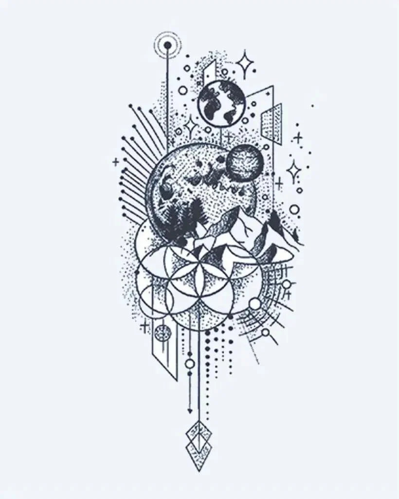 Cosmic Moon & Geometry