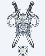 Viking Warrior & Swords