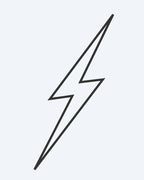 Thin Lightning Bolt