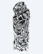 Skull in Top Hat & Roses