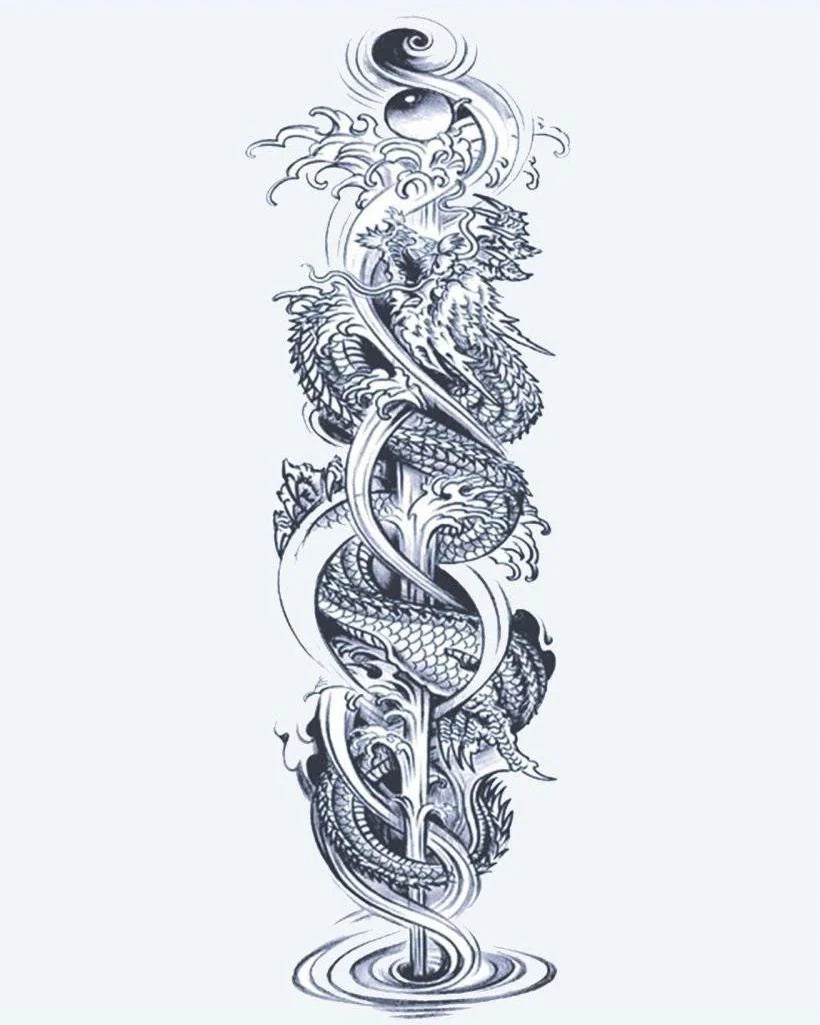 Twin Dragons & Yin Yang
