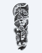 Lion, Cross & Praying Hands