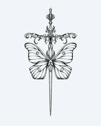 Moth & Ornate Dagger