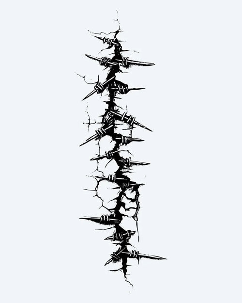 Barbed Wire Scar