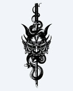 Oni Mask & Serpent Dagger