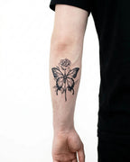 Rose & Butterfly