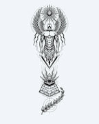 Egyptian Guardian Angel & Pyramid