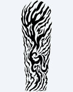 Tribal Flame Sleeve