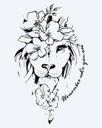 Floral Lion