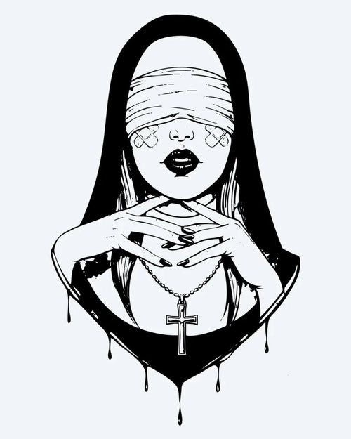 Blindfolded Nun