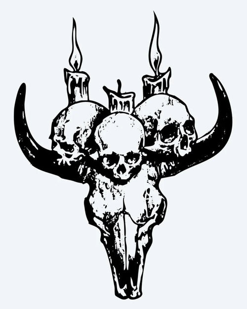 Bull Skull & Candles
