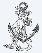Mermaid & Anchor