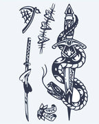 Snake & Dagger Flash Sheet