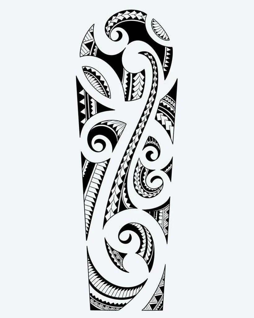 Maori Spiral Sleeve